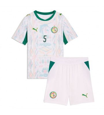 Senegal Idrissa Gueye #5 Hjemmebanetrøje Børn VM 2026 Kortærmet (+ Korte bukser)